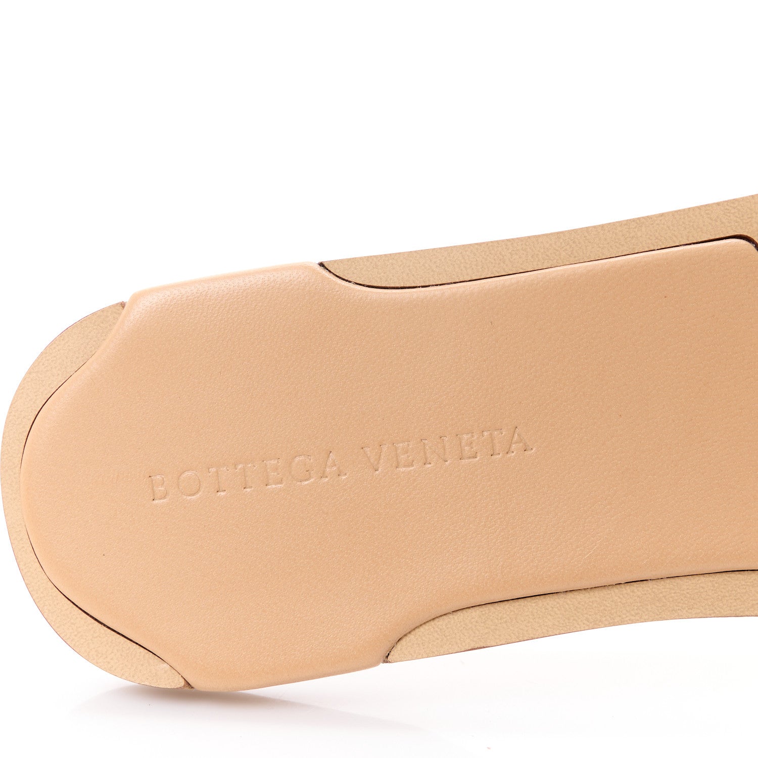 Bottega Veneta Nappa Pleated Squared Toe Flat Sandals 41 Gold 8 of 9