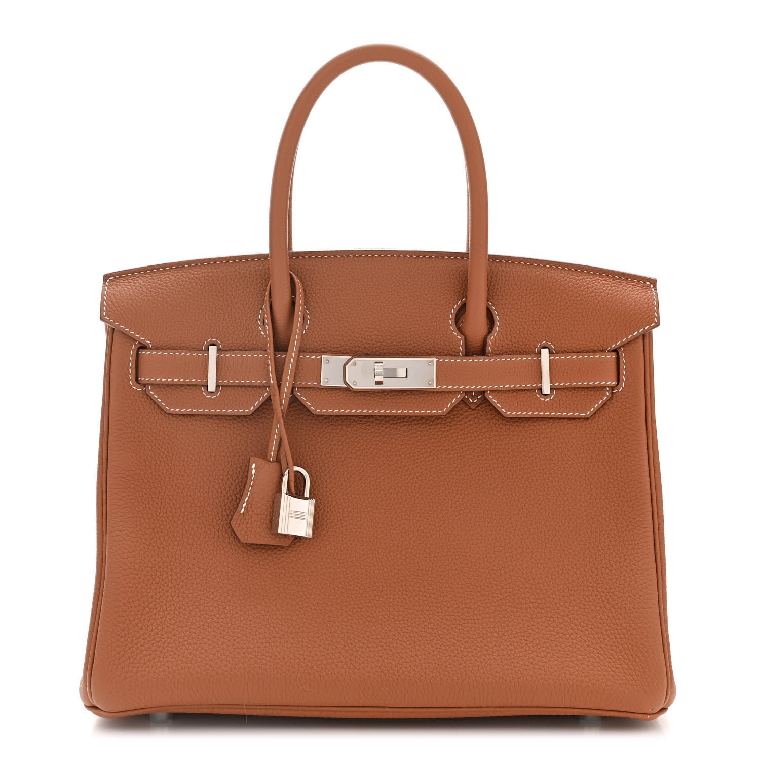 Hermes Togo BIRKIN 30 Gold 1 of 10