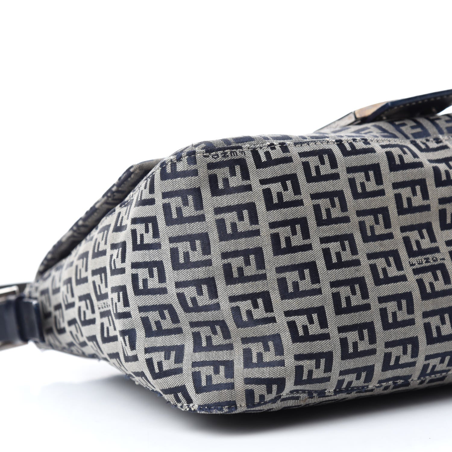 Fendi Zucchino Mama Baguette Navy 6 of 10