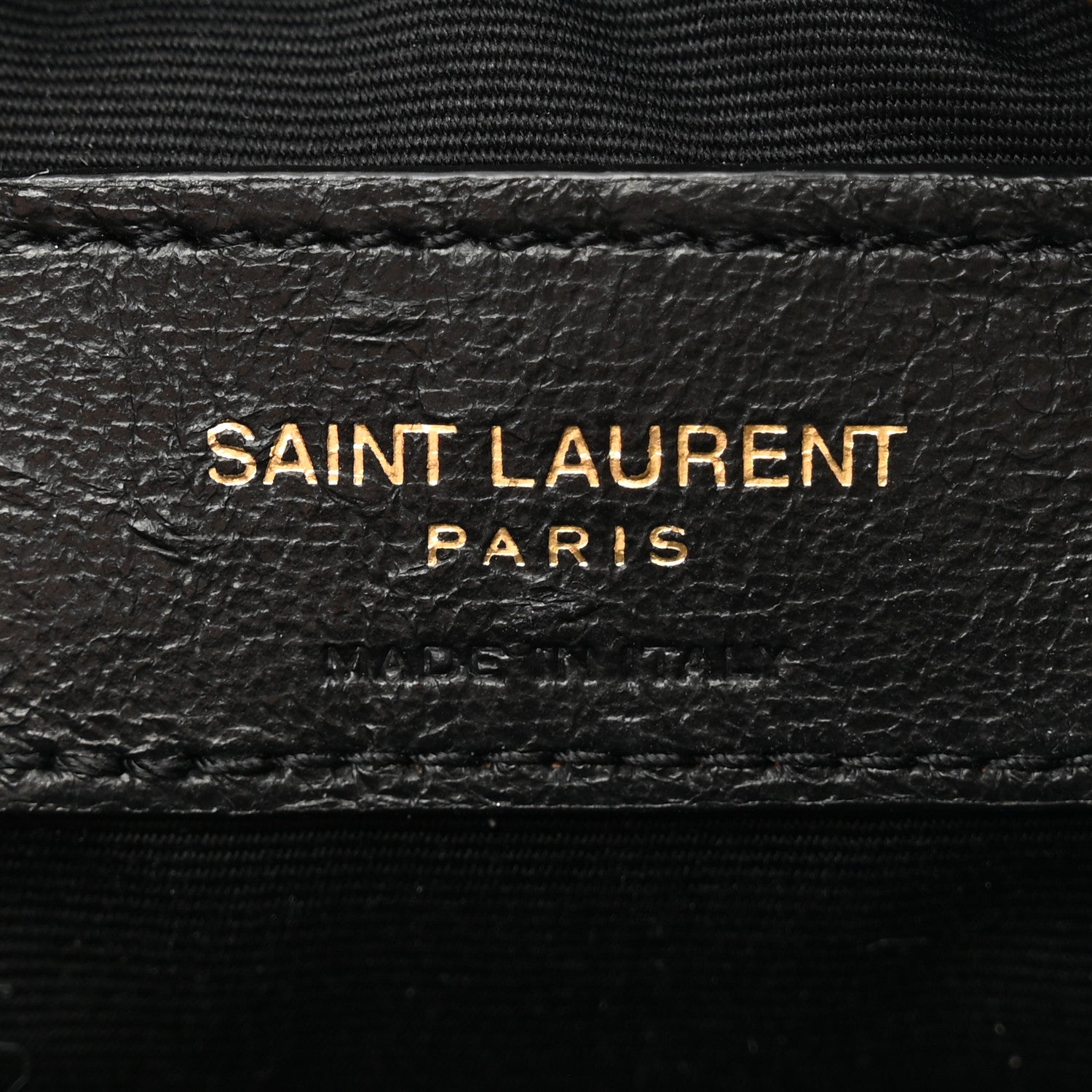 Saint Laurent Lambskin Quilted Lolita Cosmetic Pouch Black 6 of 7