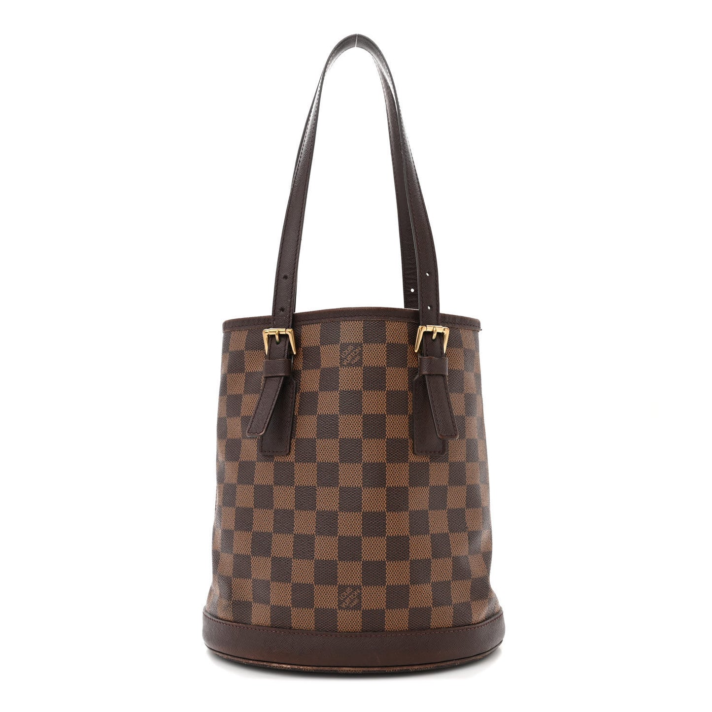 LOUIS VUITTON Damier Ebene Marais Bucket 23