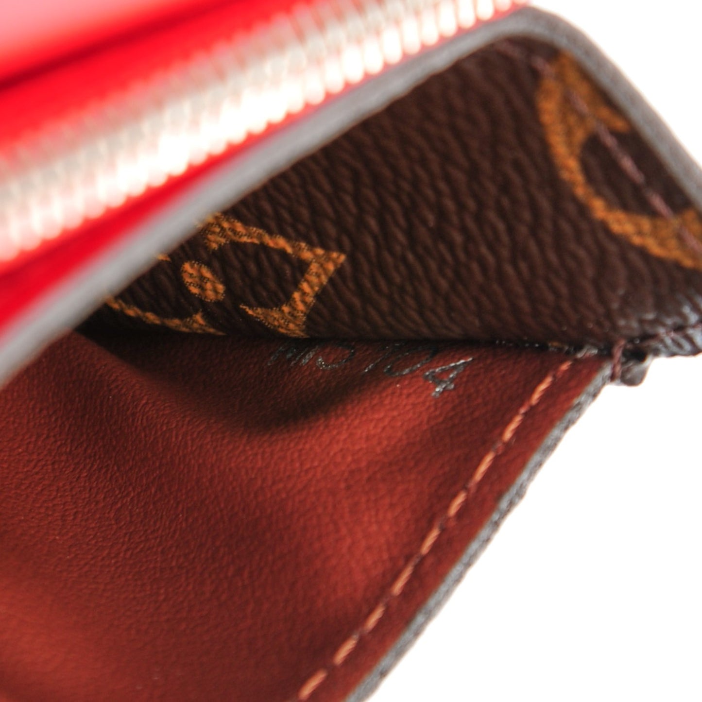 Monogram Tribal Mask Sarah Wallet Rouge