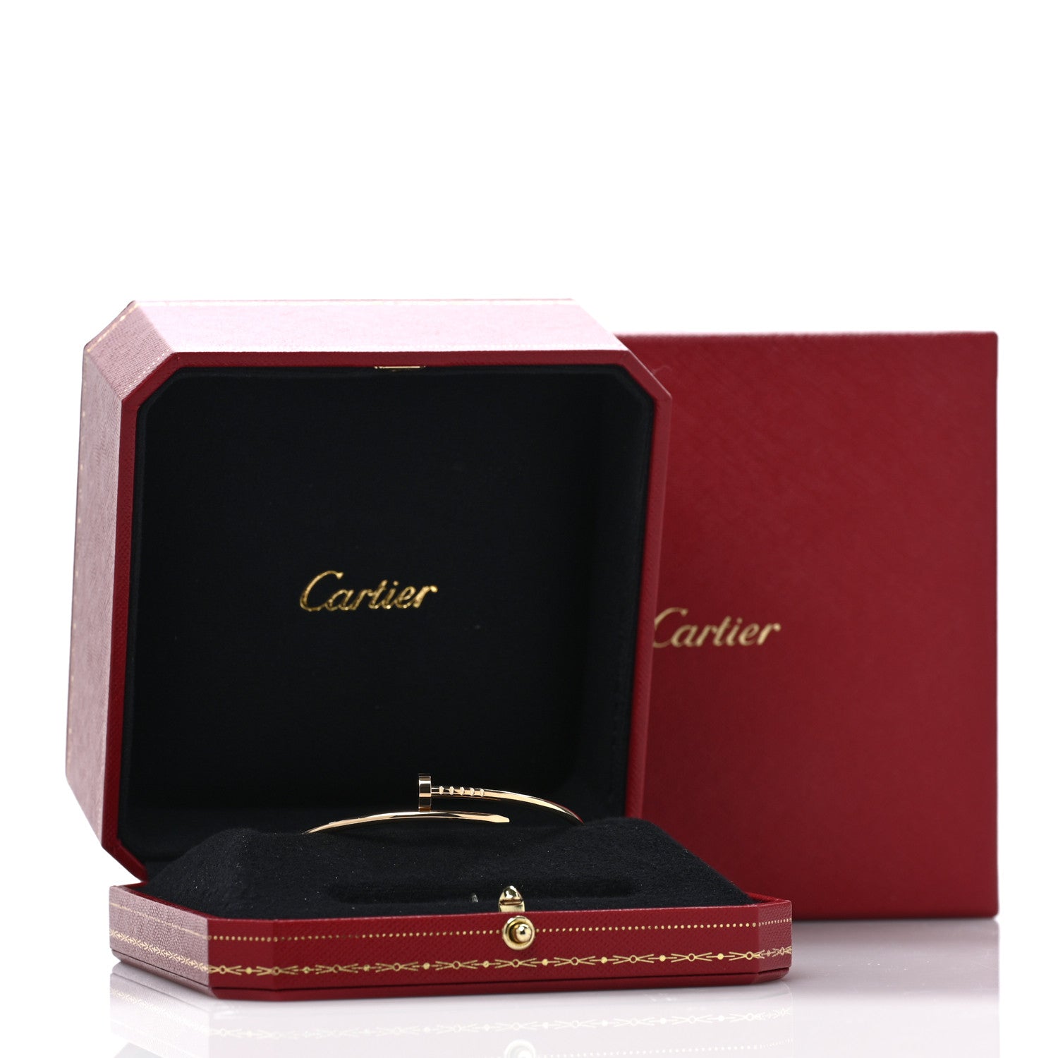 Cartier 18K Yellow Gold Small Juste Un Clou Bracelet 17 4 of 4