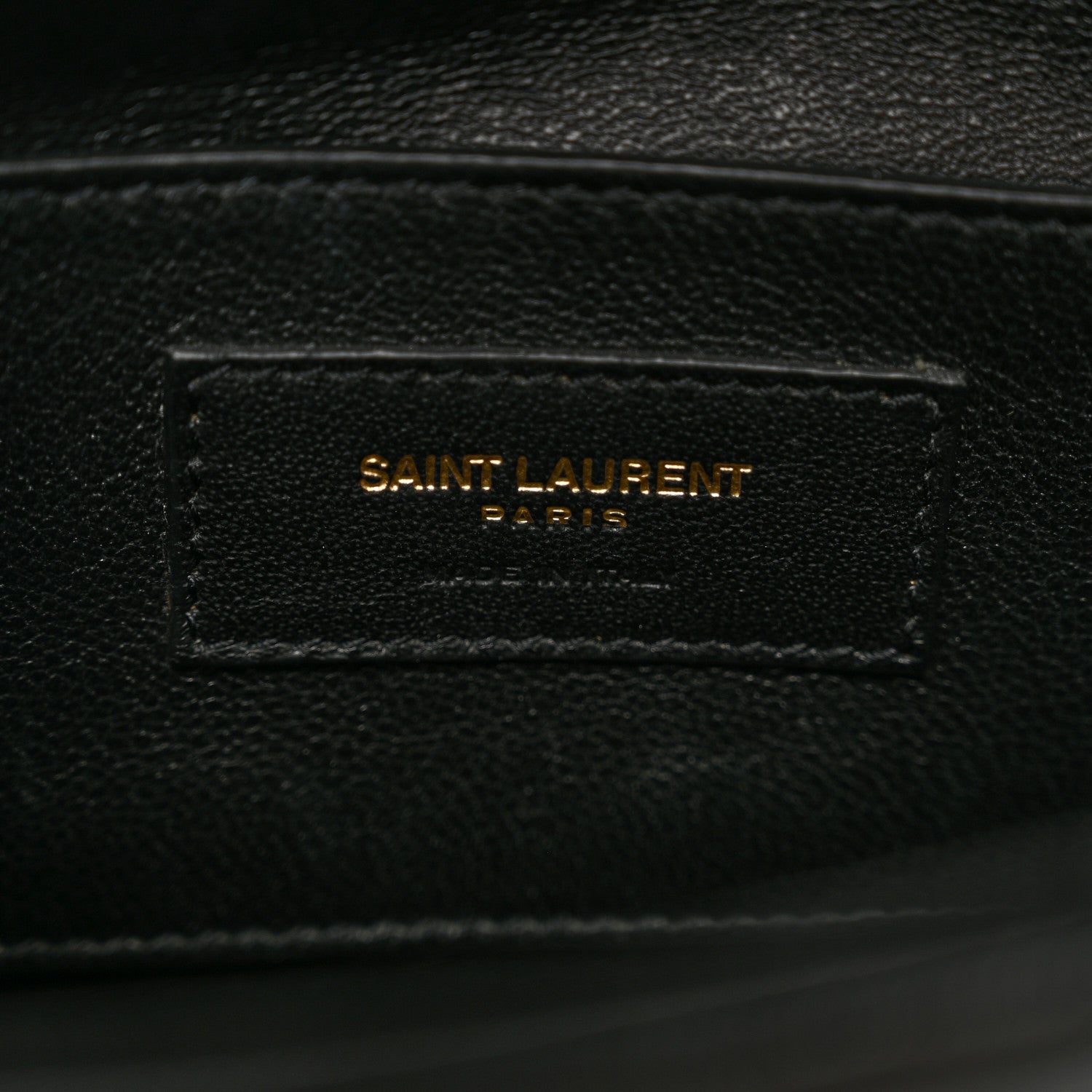 Saint Laurent Lambskin Matelasse Chevron Monogram Small Sulpice Bag Black 7 of 10