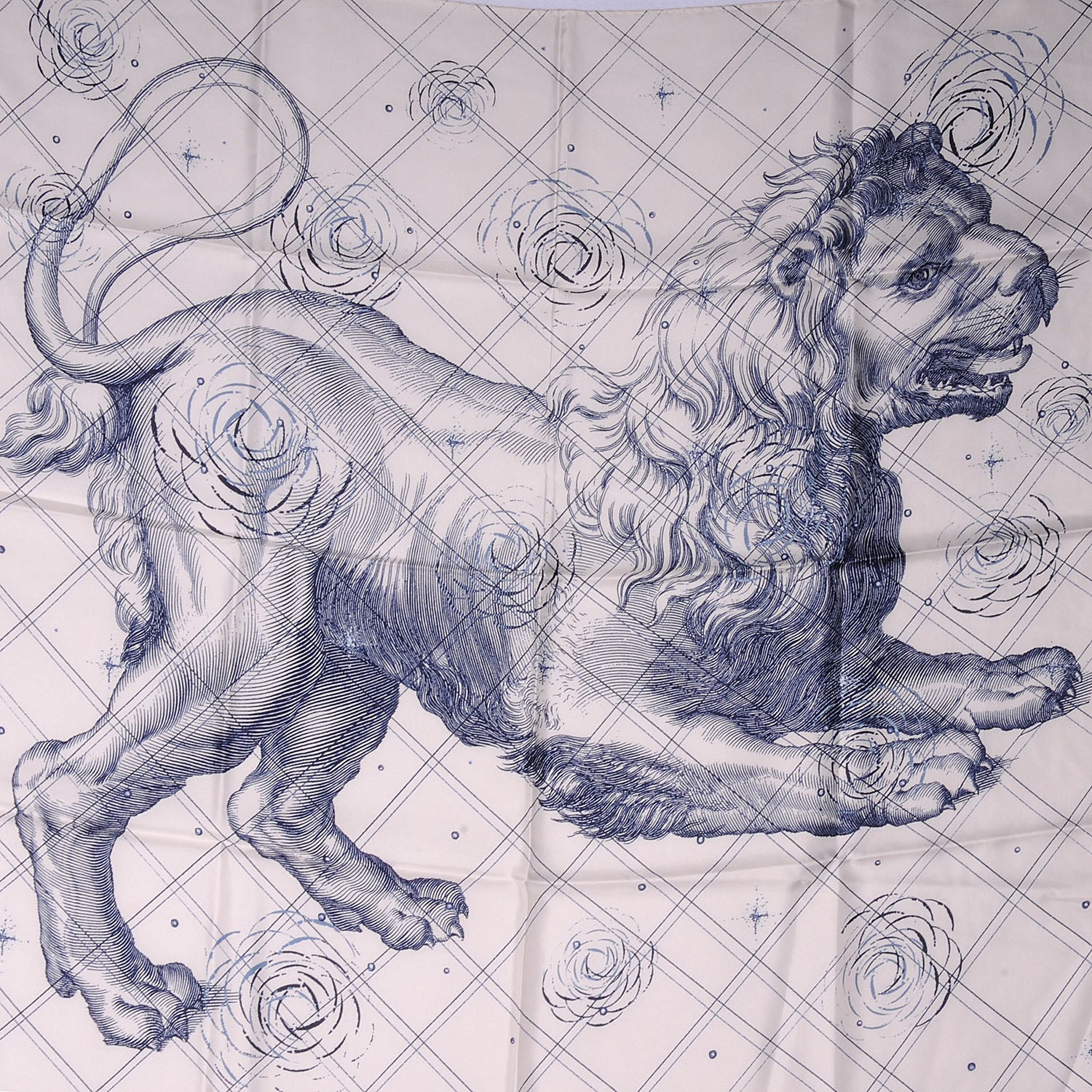 Chanel Silk Lion CC Scarf 1 of 5