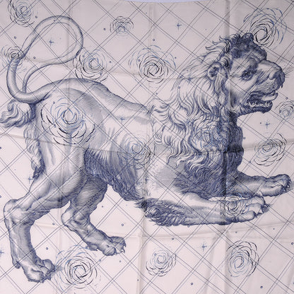 Chanel Silk Lion CC Scarf 1 of 5