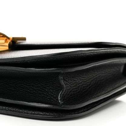 Celine Goatskin Medium Classic Box Flap Bag Black 10 of 10