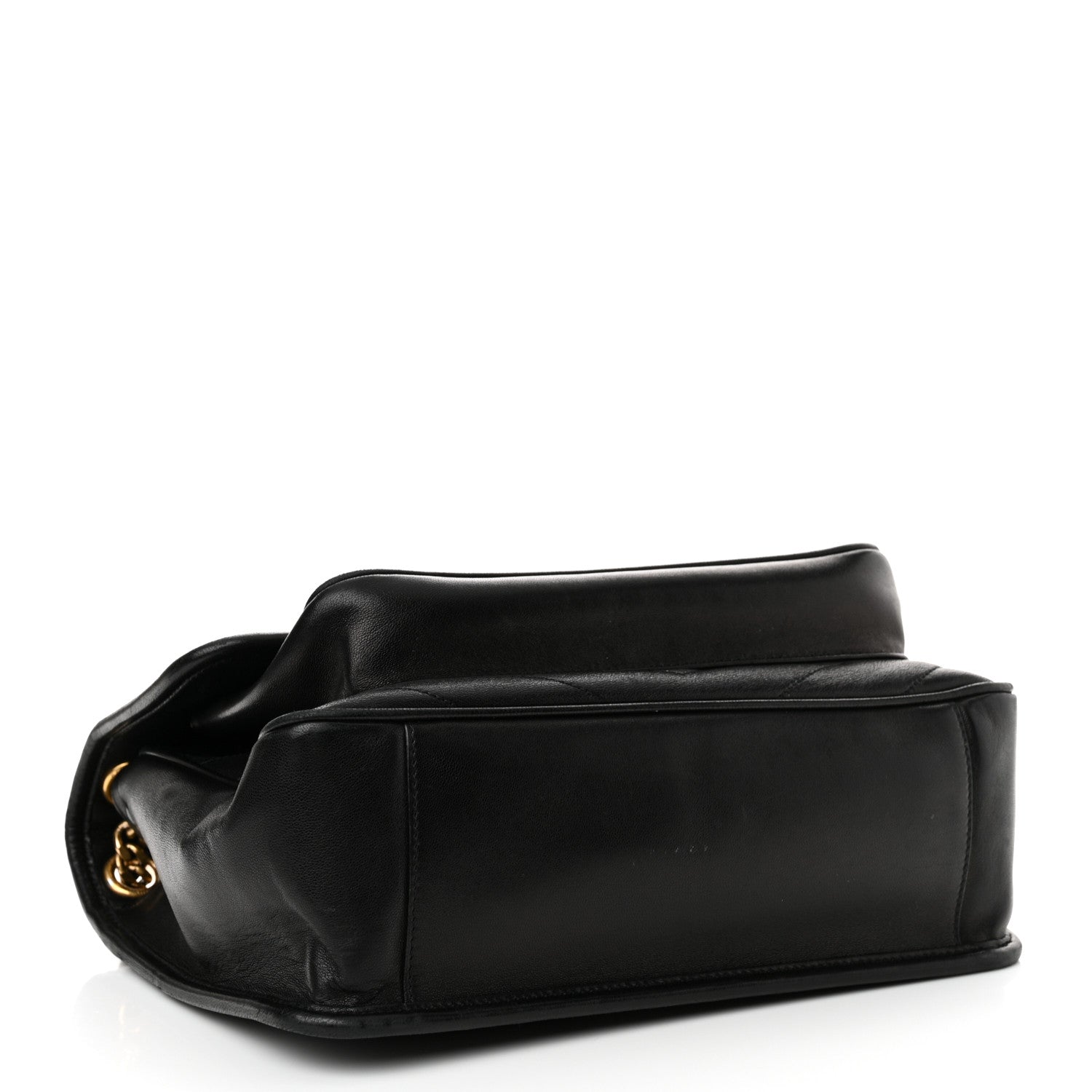 Saint Laurent Lambskin Matelasse Monogram Medium Niki Chain Satchel Black 4 of 12