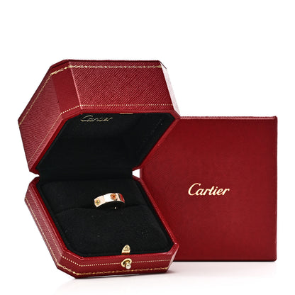 Cartier 18K Pink Gold Sapphire Garnet Amethyst 5.5mm LOVE Ring 49 5 5 of 5