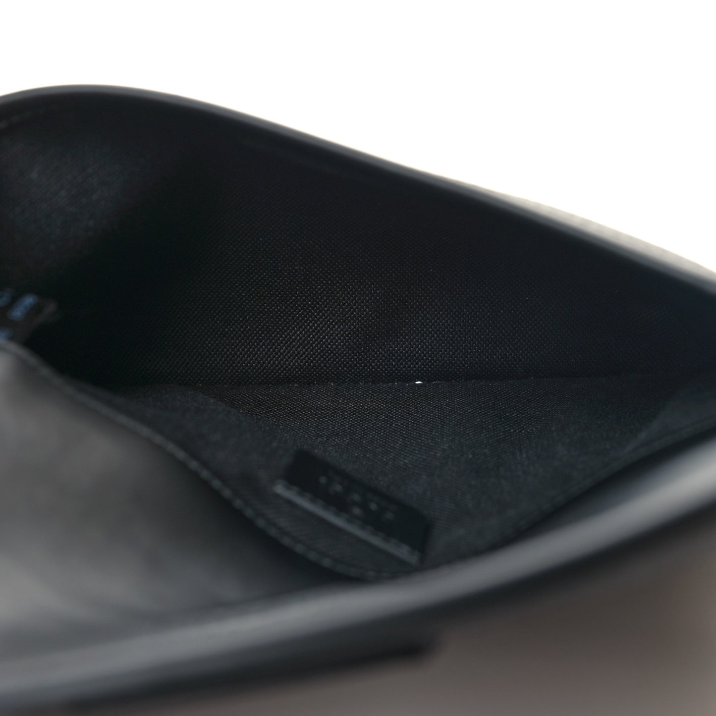 GG Supreme Monogram Web Slim Belt Bag Black Grey