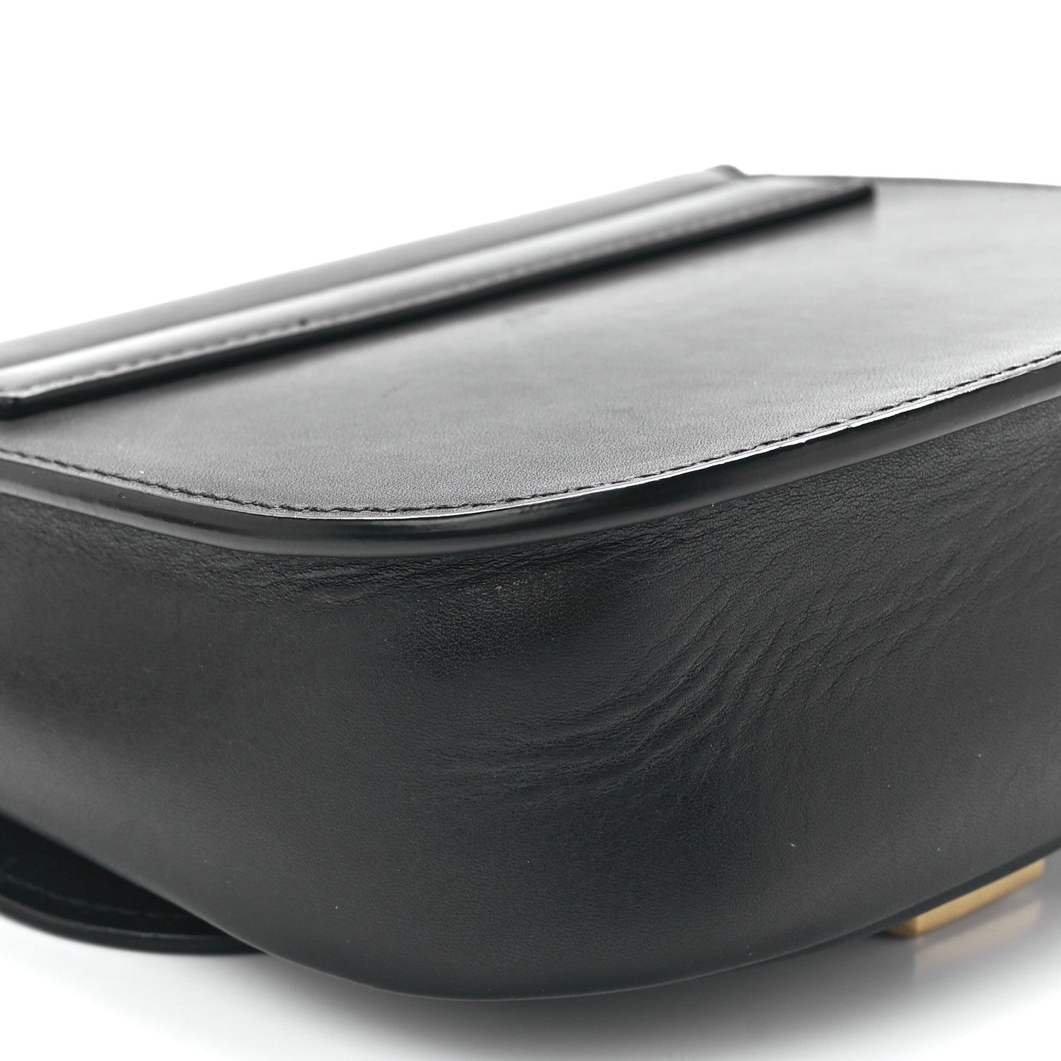 Saint Laurent Smooth Calfskin Classic Monogram Small Kaia Satchel Black 11 of 12