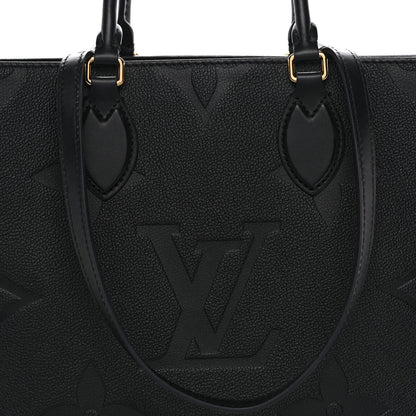 Louis Vuitton Empreinte Monogram Giant Onthego MM Black 7 of 10