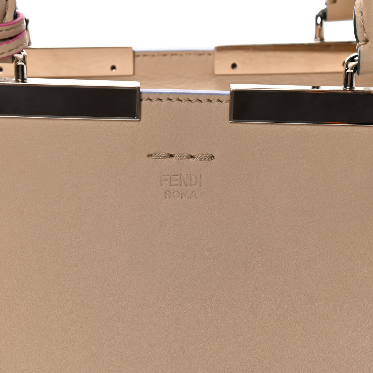 Fendi Vitello Dolce Petite 3Jours Tote Amido 9 of 23