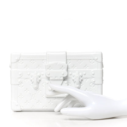 Louis Vuitton Porcelain Petite Malle Vase White 2 of 8