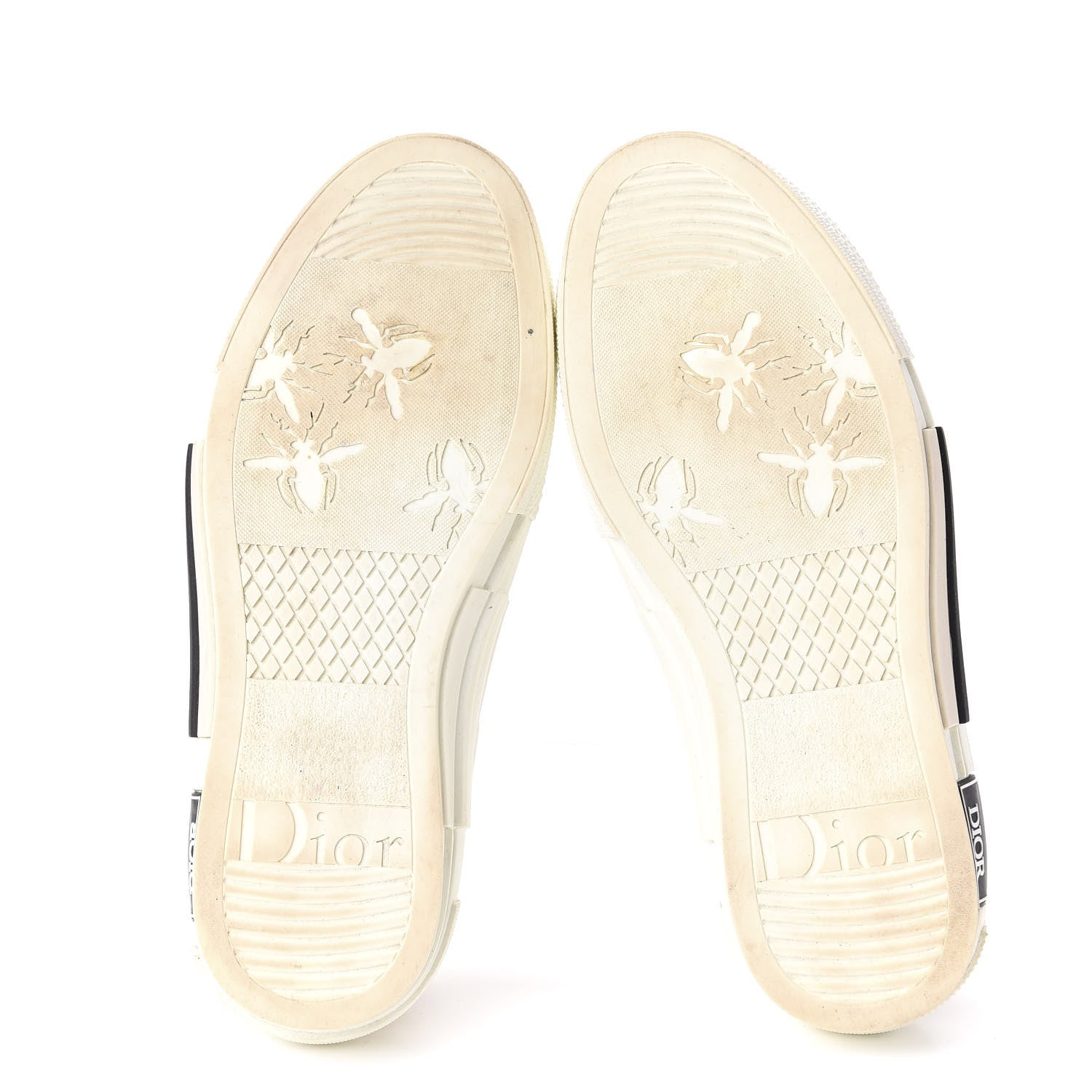 Christian Dior Technical Canvas Flowers B23 Low Top Sneakers 37 White 5 of 12