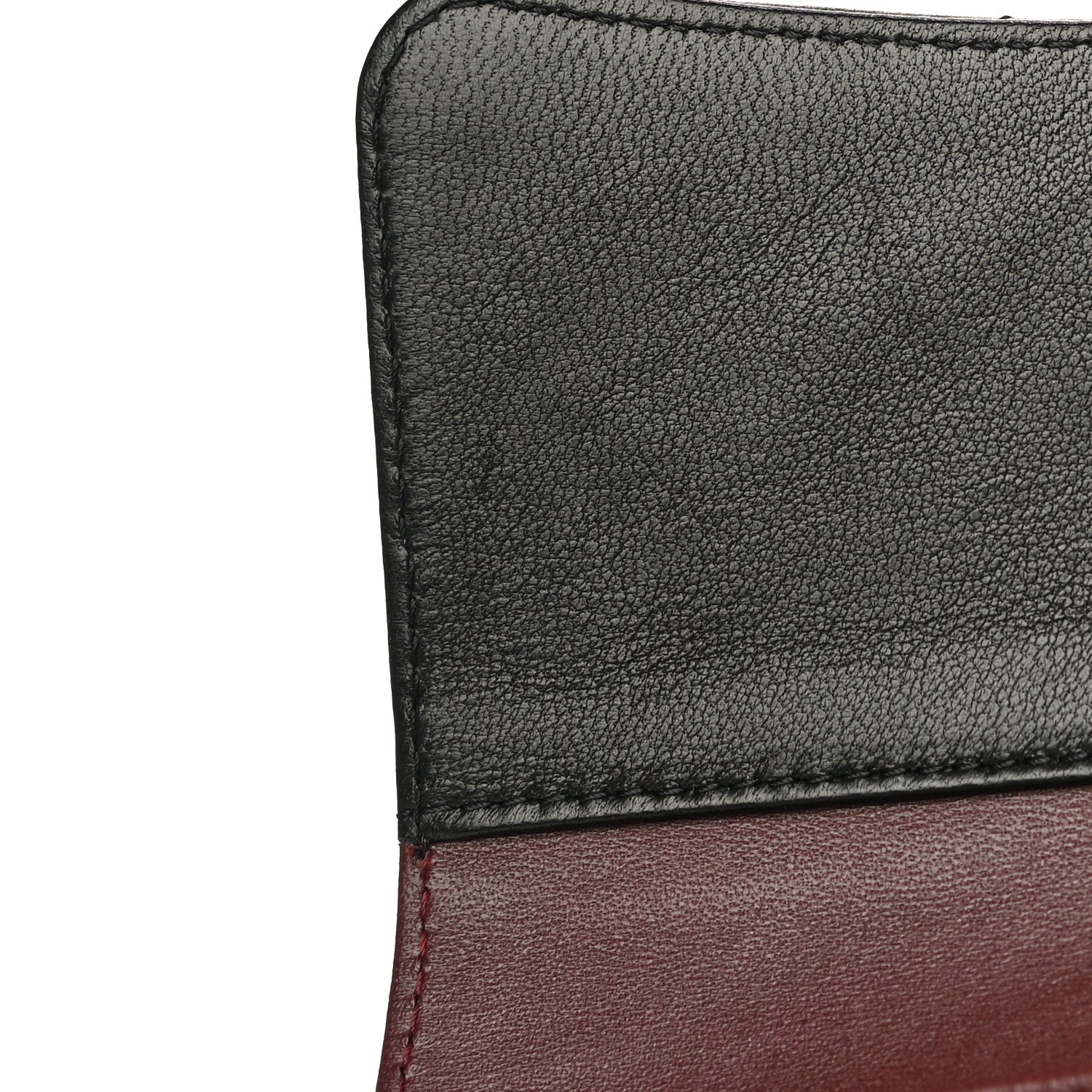 Chanel Lambskin Quilted Large Gusset Flap Wallet Black 14 of 24
