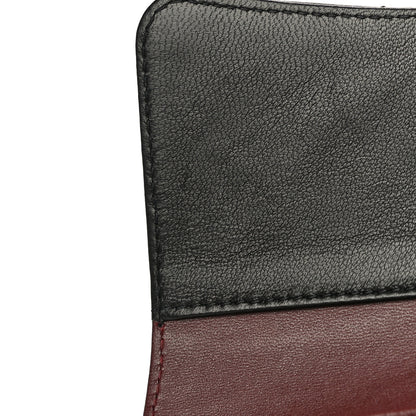Chanel Lambskin Quilted Large Gusset Flap Wallet Black 14 of 24
