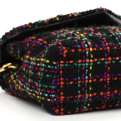 Saint Laurent Tweed Toy Loulou Shoulder Bag Black 10 of 11