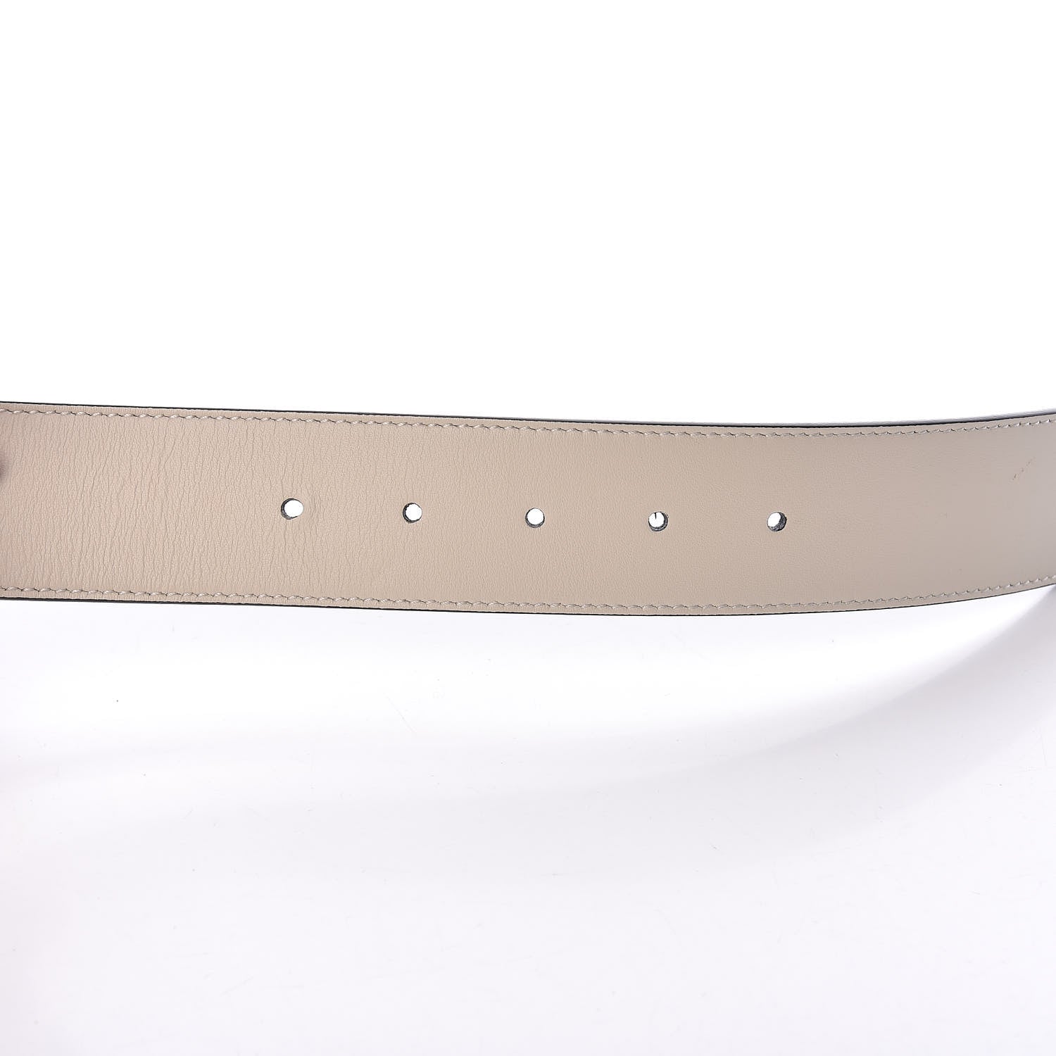 Gucci Calfskin Queen Margaret Bee Belt 80 32 White 5 of 7