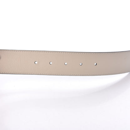 Gucci Calfskin Queen Margaret Bee Belt 80 32 White 5 of 7