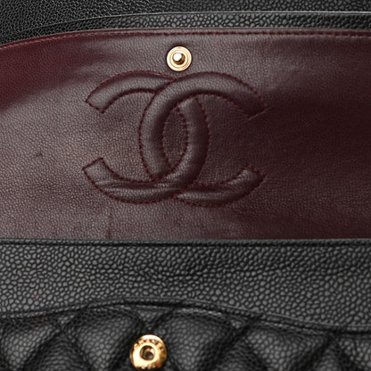 Chanel Caviar Quilted Medium Double Flap Black 15 of 15