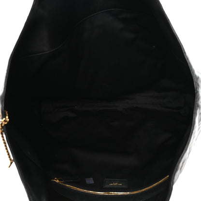 Saint Laurent Lambskin Quilted Maxi Icare Shopping Tote Black 5 of 11