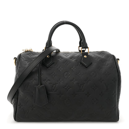 Louis Vuitton Empreinte Monogram Speedy Soft 30 Black 1 of 9