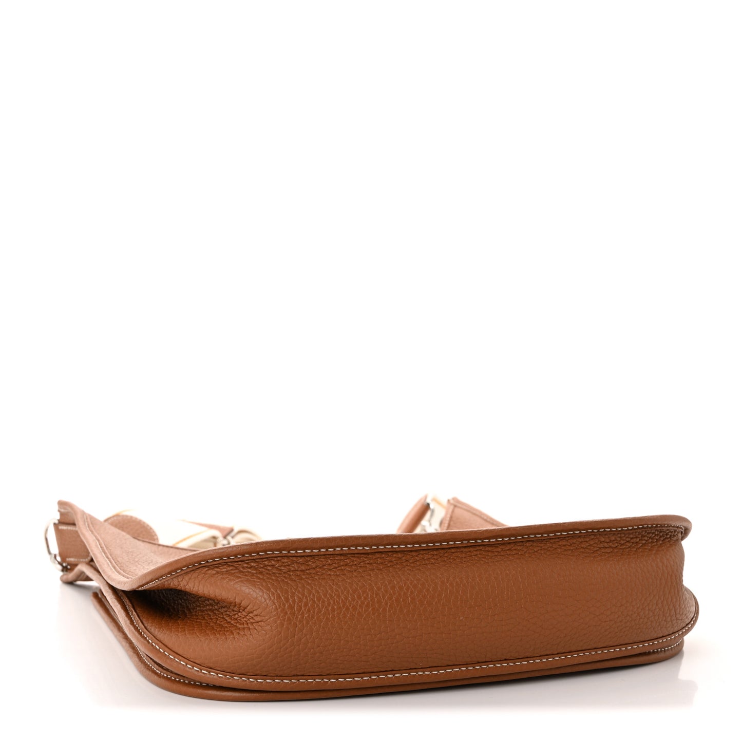 Taurillon Clemence Amazone Evelyne III PM Gold White Caramel