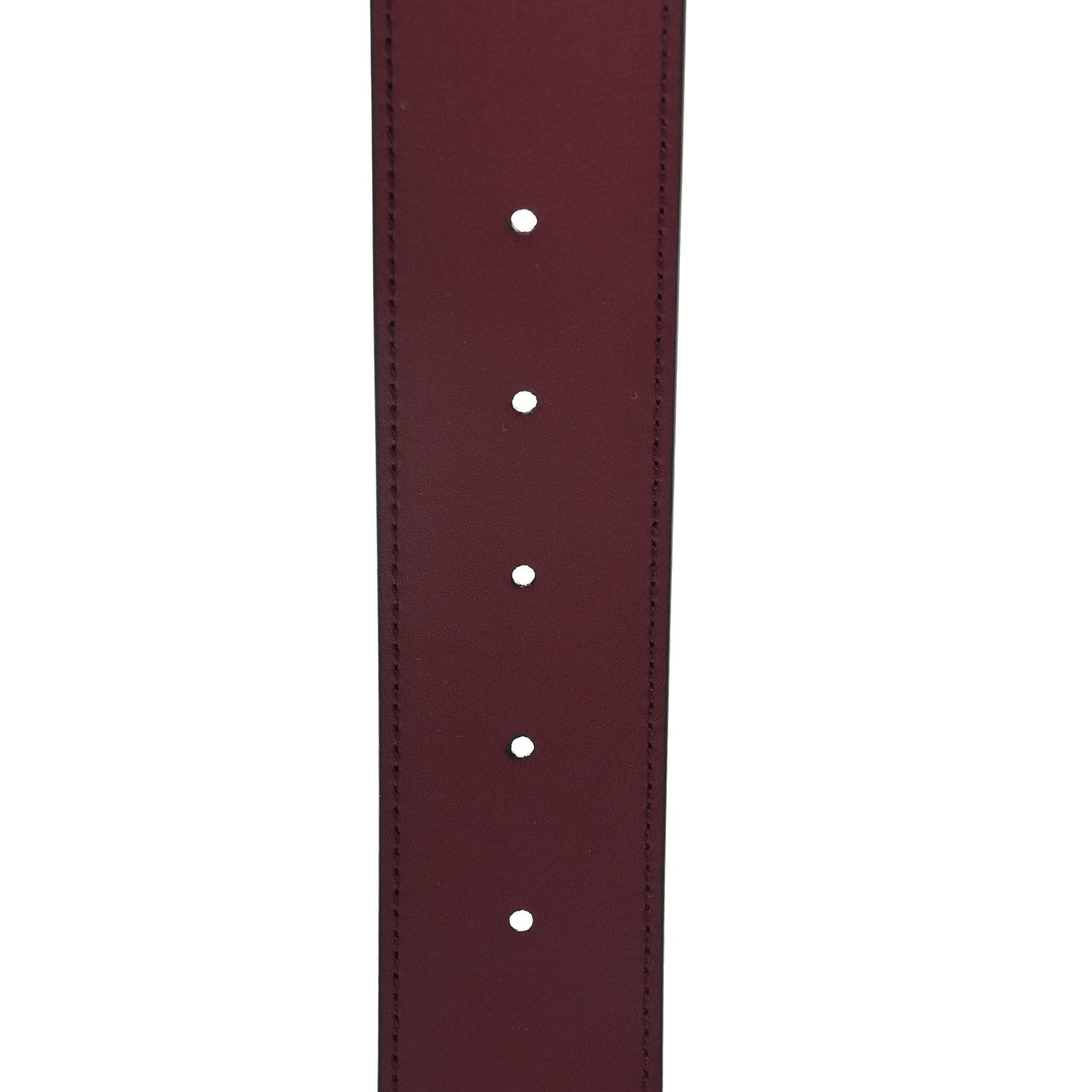Gucci Ciny Lux Calfskin Patterned Double G 40mm Belt 85 34 Rubicund 5 of 6