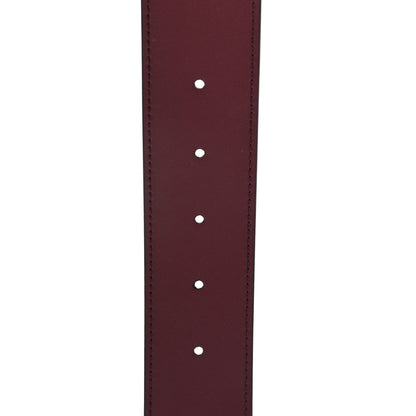 Gucci Ciny Lux Calfskin Patterned Double G 40mm Belt 85 34 Rubicund 5 of 6