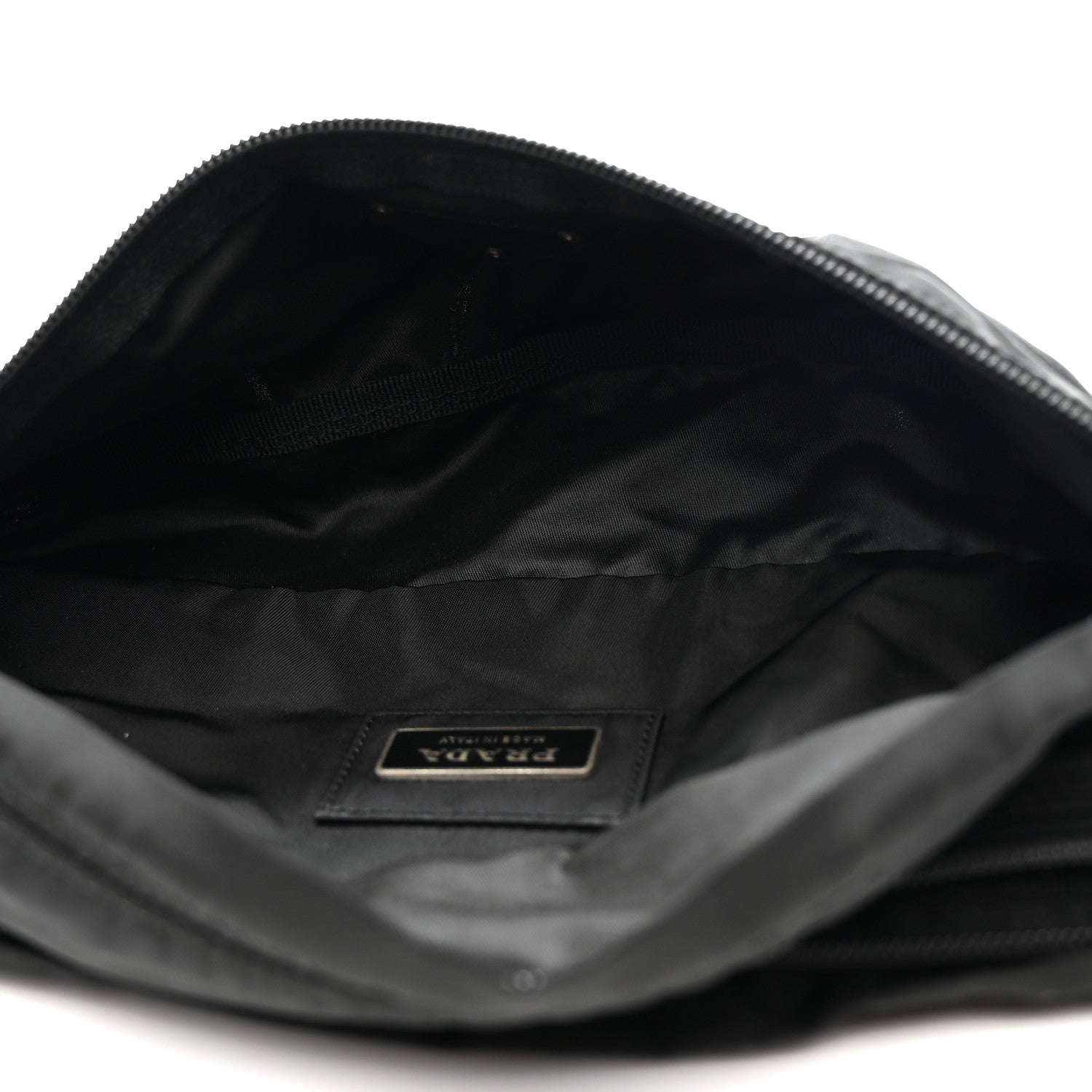 Prada Tessuto Nylon Montagna Belt Bag Black 6 of 11