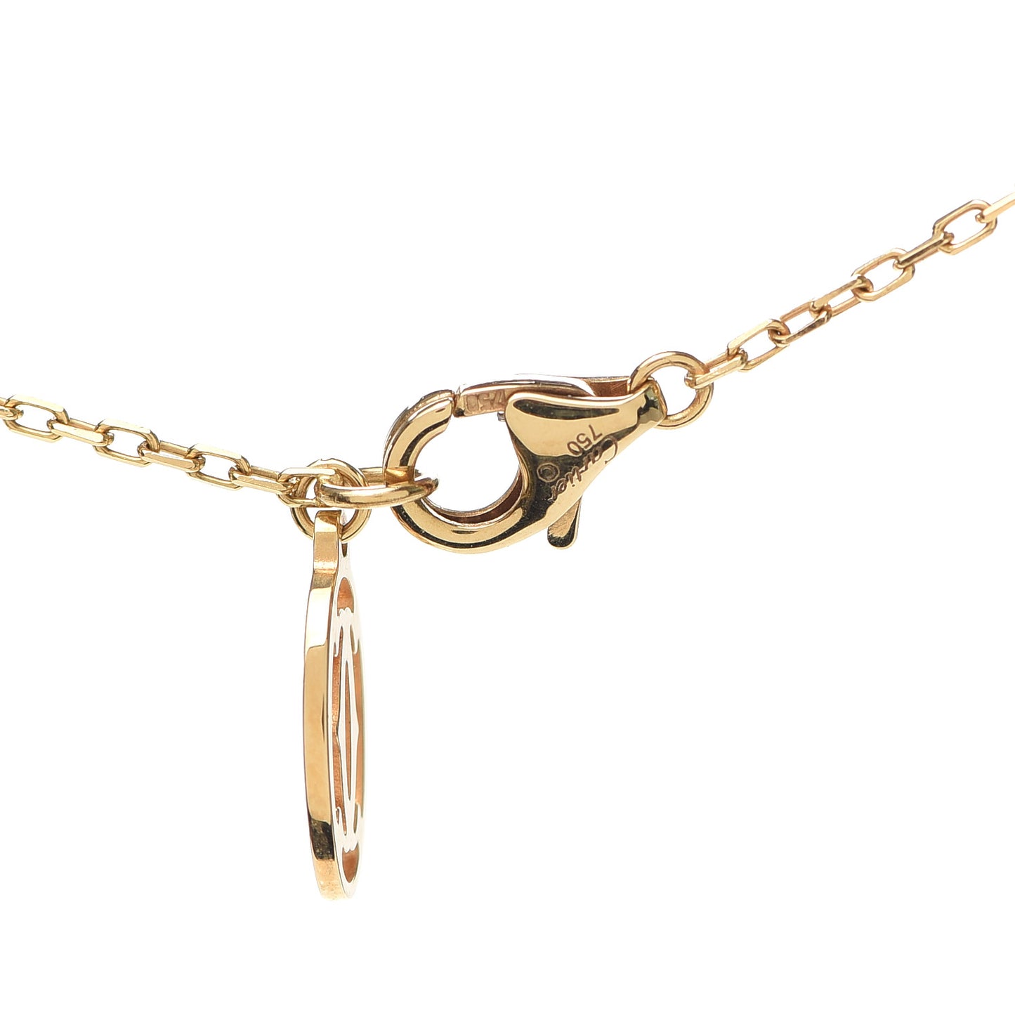 18K Yellow Gold Diamond SM D'Amour Pendant Necklace