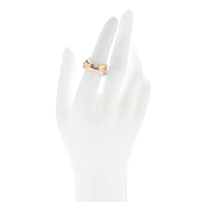 Cartier 18K Pink Yellow White Gold Classic Les Must De Cartier Trinity Ring 55 7.25 2 of 6