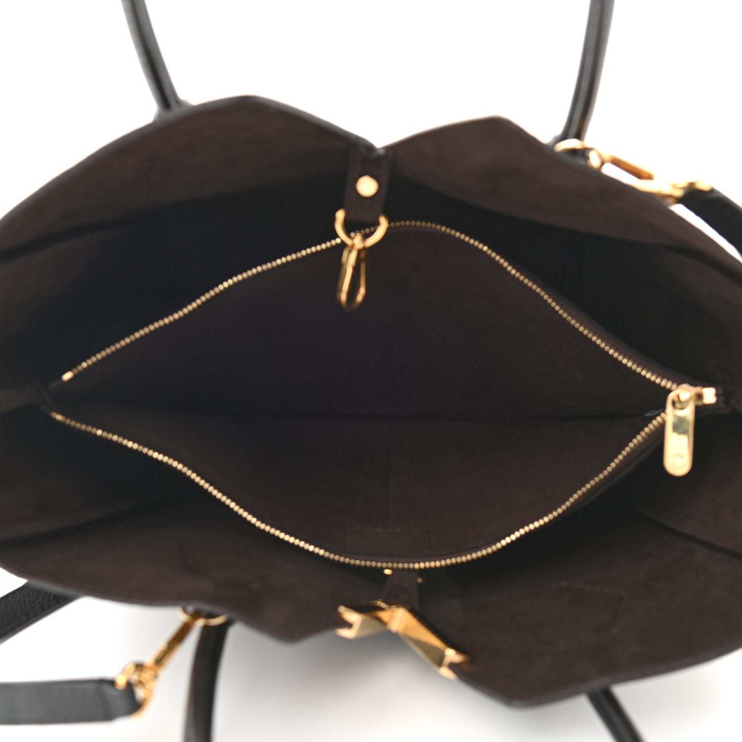 Louis Vuitton Calfskin Monogram Kimono Tote PM Black 5 of 8