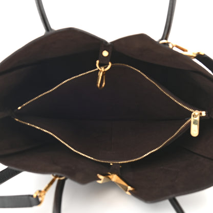 Louis Vuitton Calfskin Monogram Kimono Tote PM Black 5 of 8