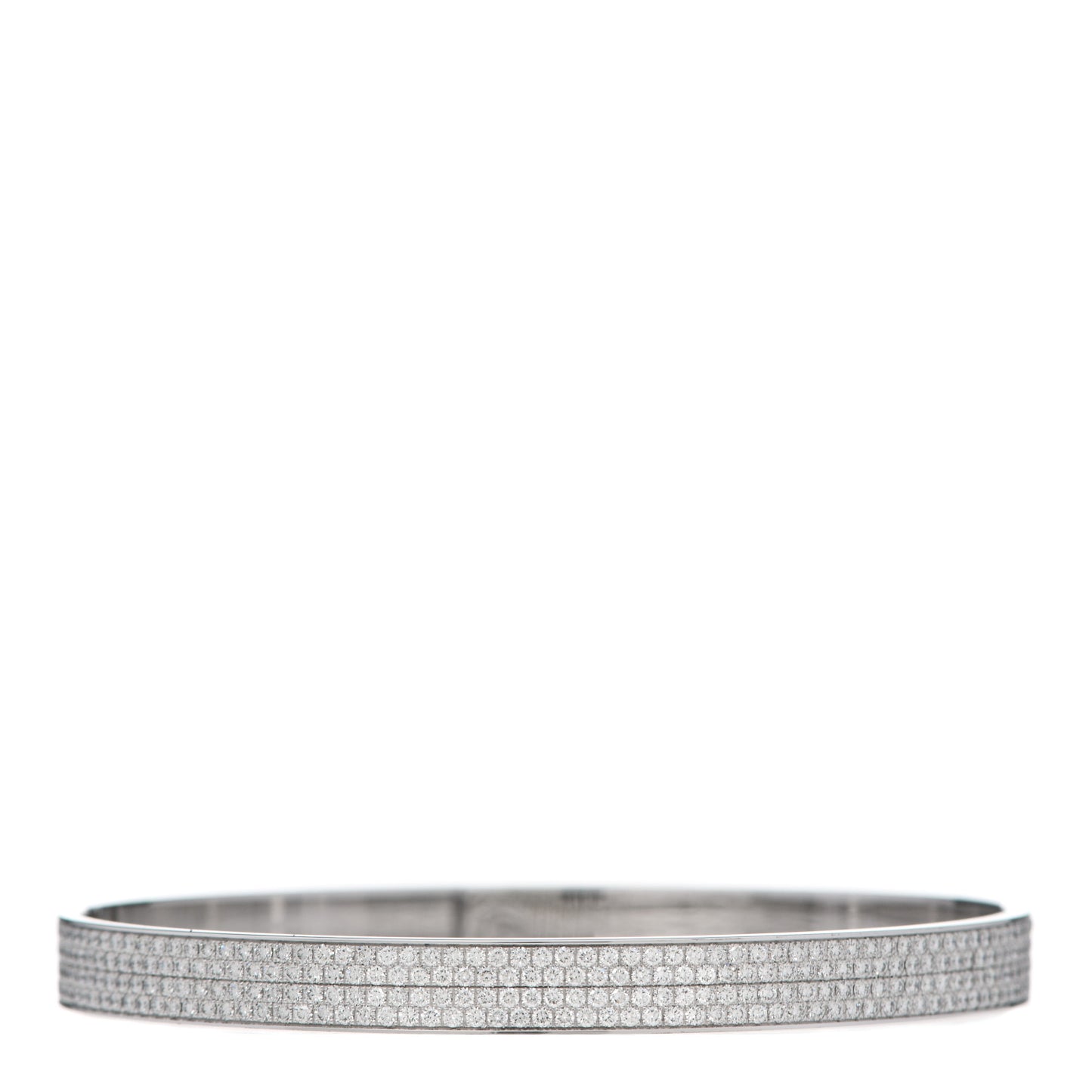 18K White Gold Diamond Kelly Full Pave Bracelet SH