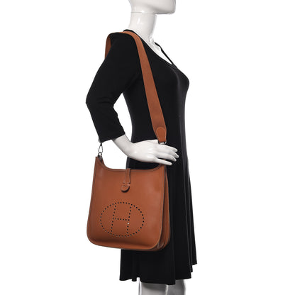 Hermes Epsom Evelyne II PM Gold 2 of 27