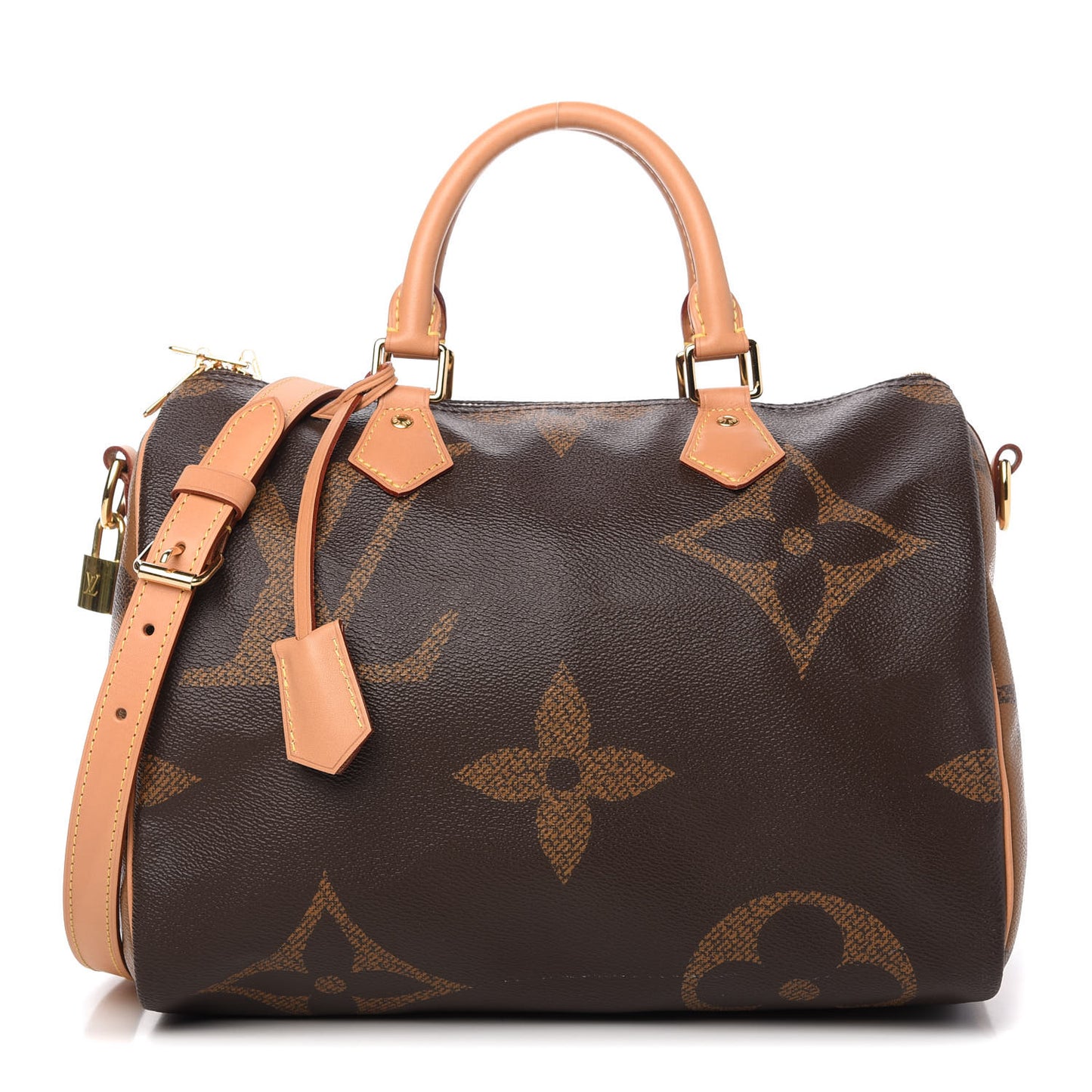 Reverse Monogram Giant Speedy Bandouliere 30