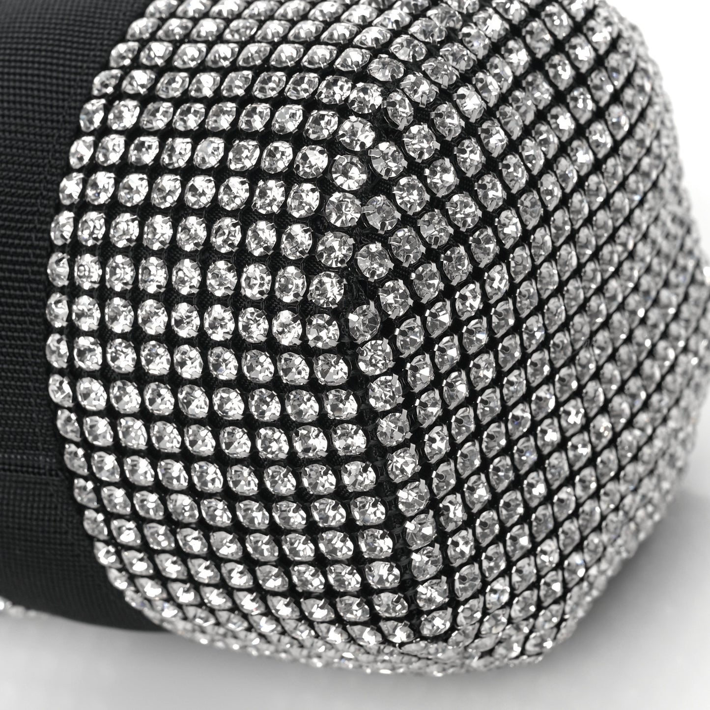 Mesh Crystal Cruiser Mini Duffle White