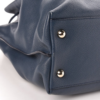 Mulberry Small Classic Grain Kensington Blue 10 of 12