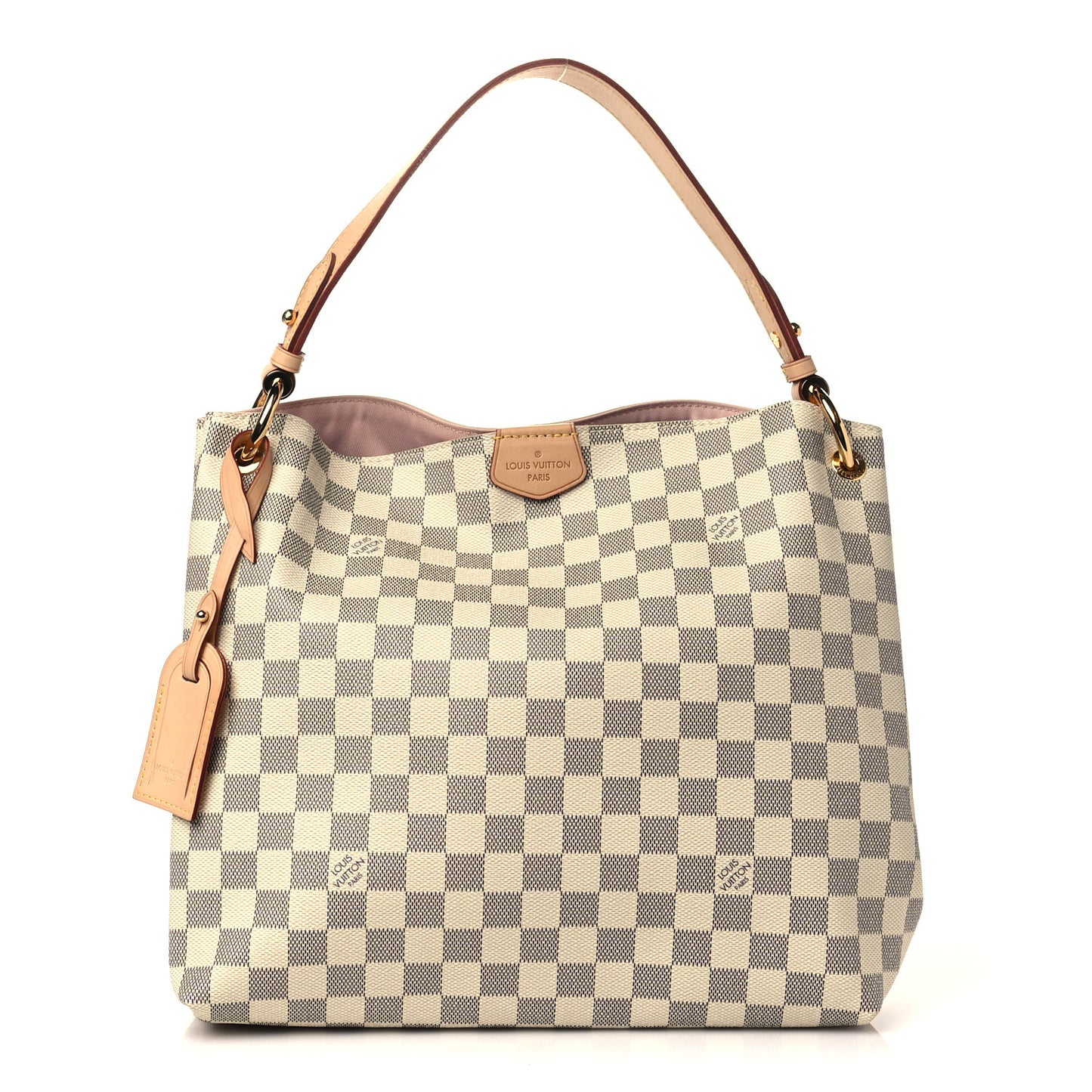 Damier Azur Graceful PM Rose Ballerine