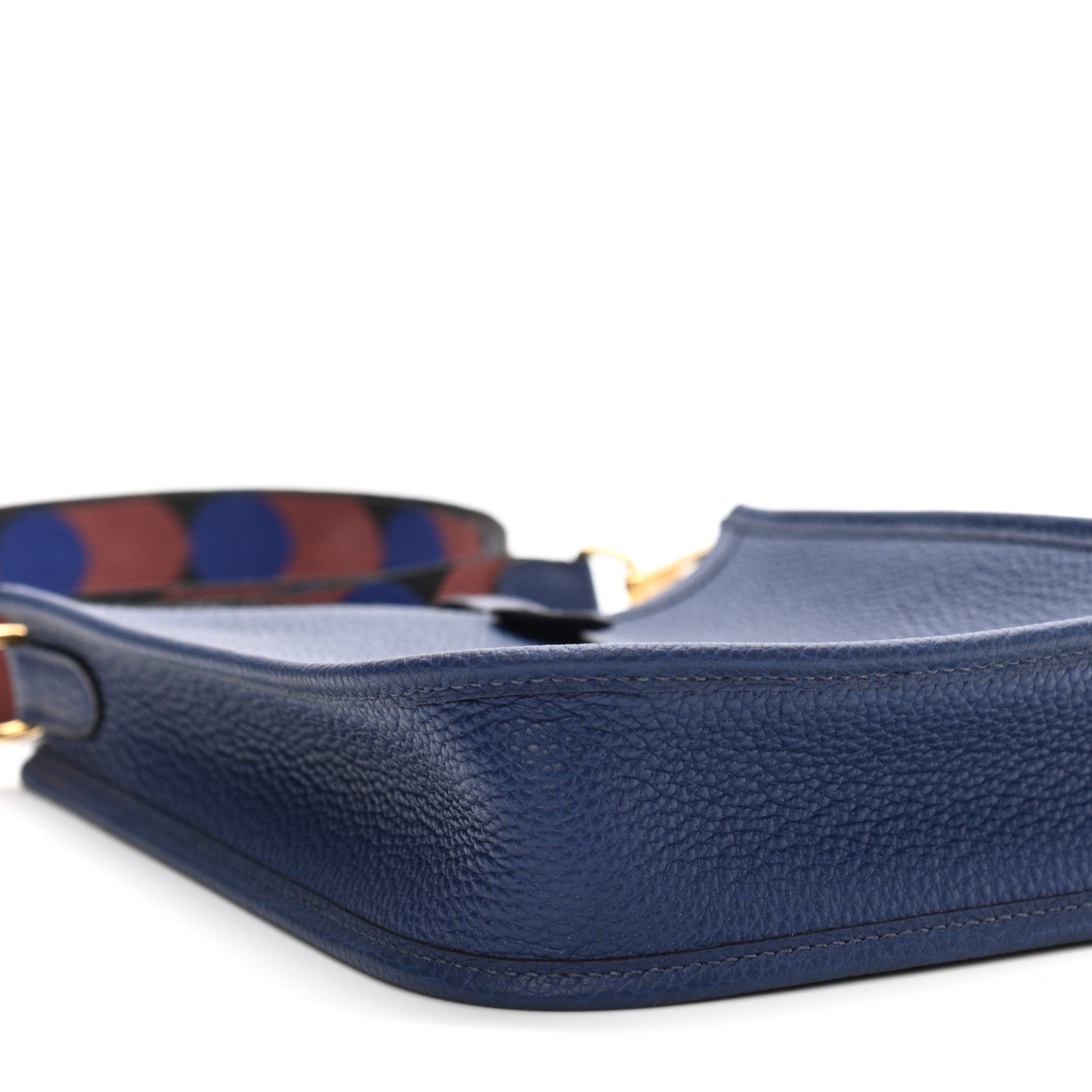 Hermes Taurillon Clemence Flipperball Sangle Evelyne TPM Bleu Saphir Black Bleu Saphir 9 of 11