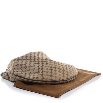 Gucci Monogram Large Wave Hobo Dark Brown 4 of 7