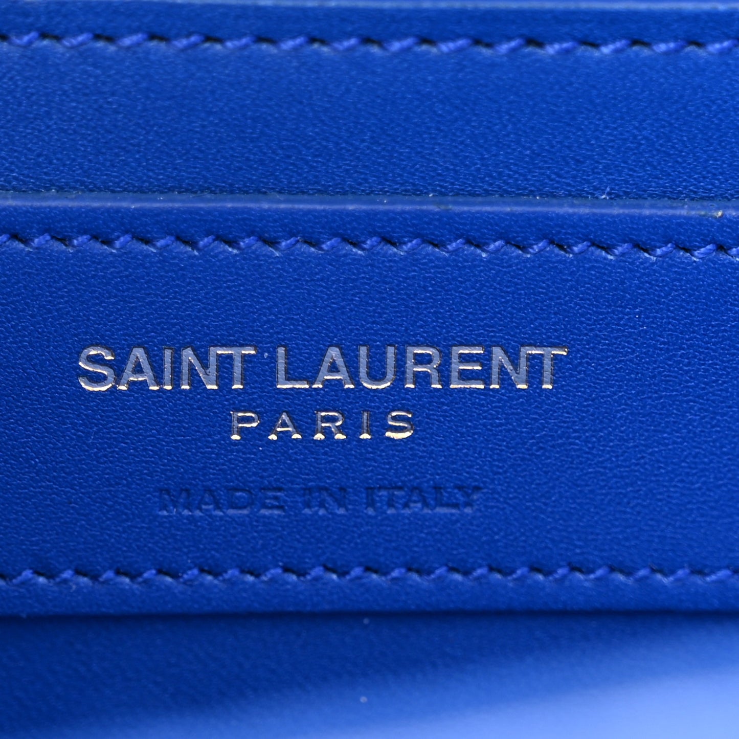 Smooth Calfskin Medium Classic Monogram Kate Tassel Satchel Royal Blue