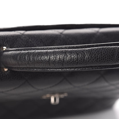 Chanel Caviar Quilted Jumbo Kelly Flap Black 14 of 18