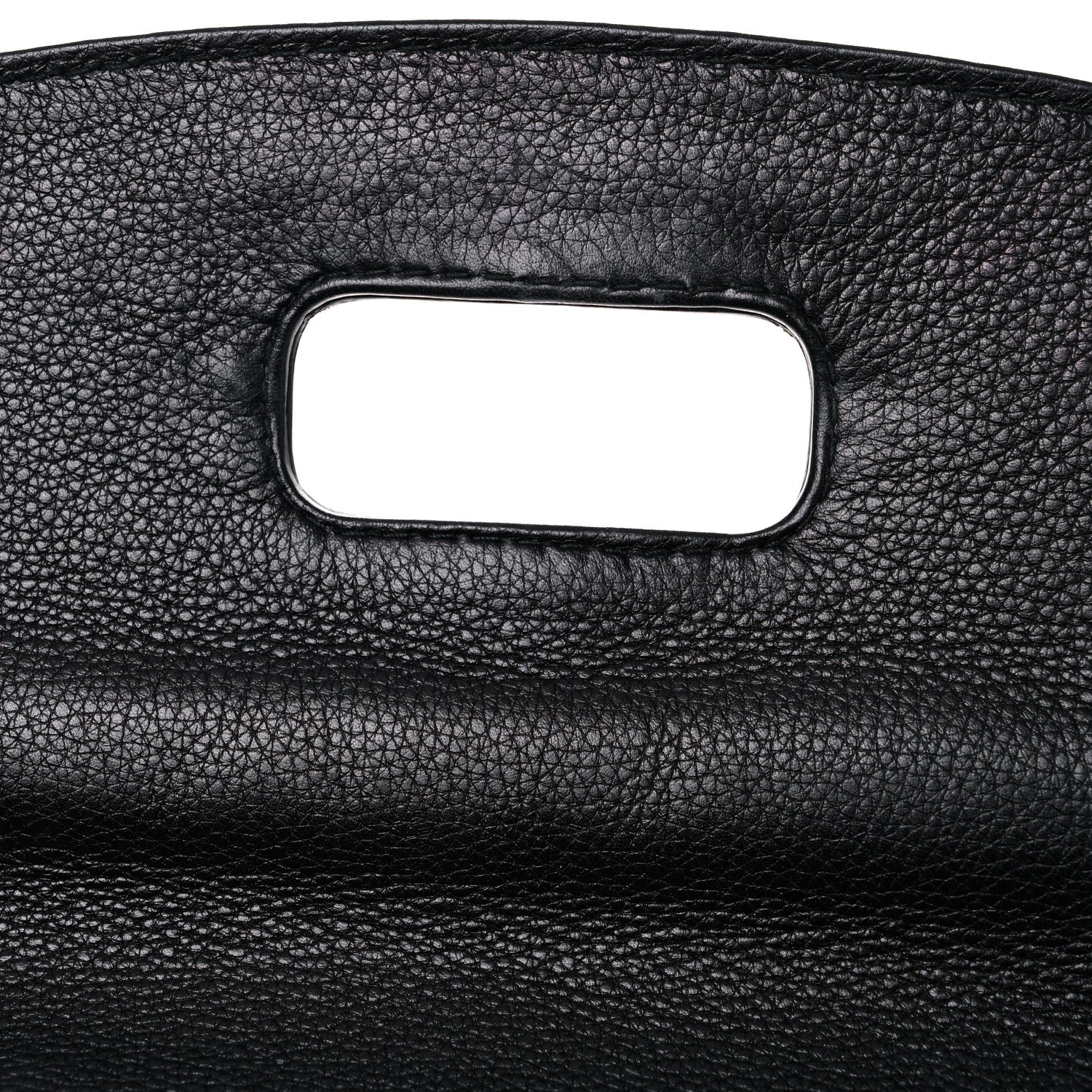 Gucci Calfskin Large New Bamboo Top Handle Bag Black 15 of 20