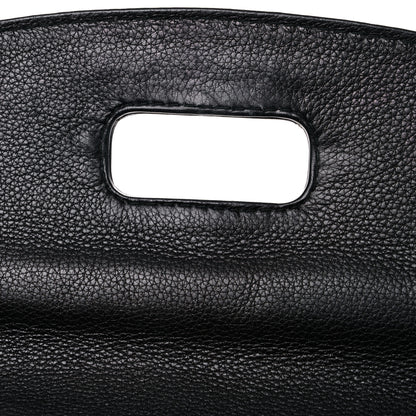Gucci Calfskin Large New Bamboo Top Handle Bag Black 15 of 20