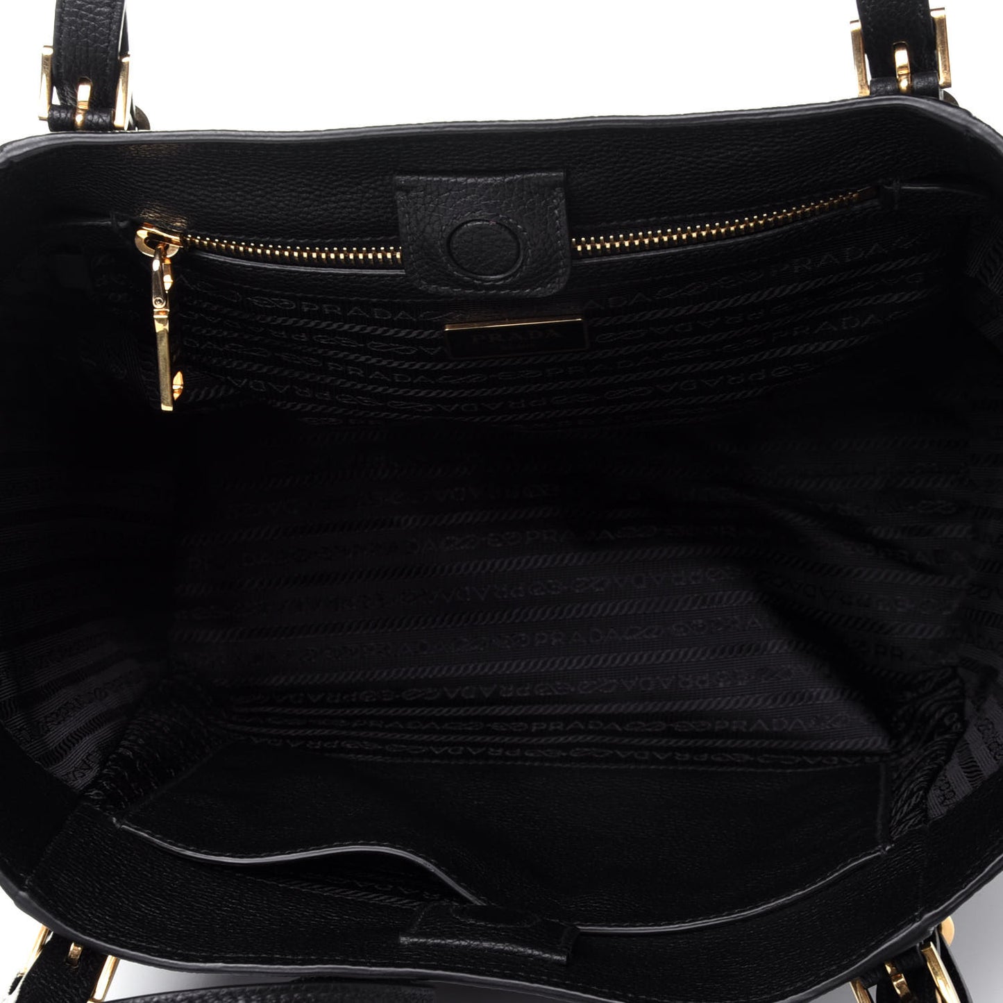 Vitello Daino Tote Black