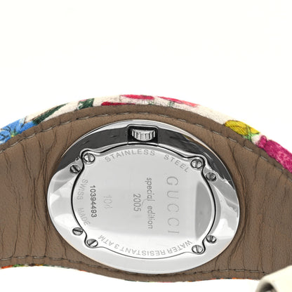 Gucci Stainless Steel Canvas Diamond Bezel 31mm 104 Flower Quartz Watch 4 of 4