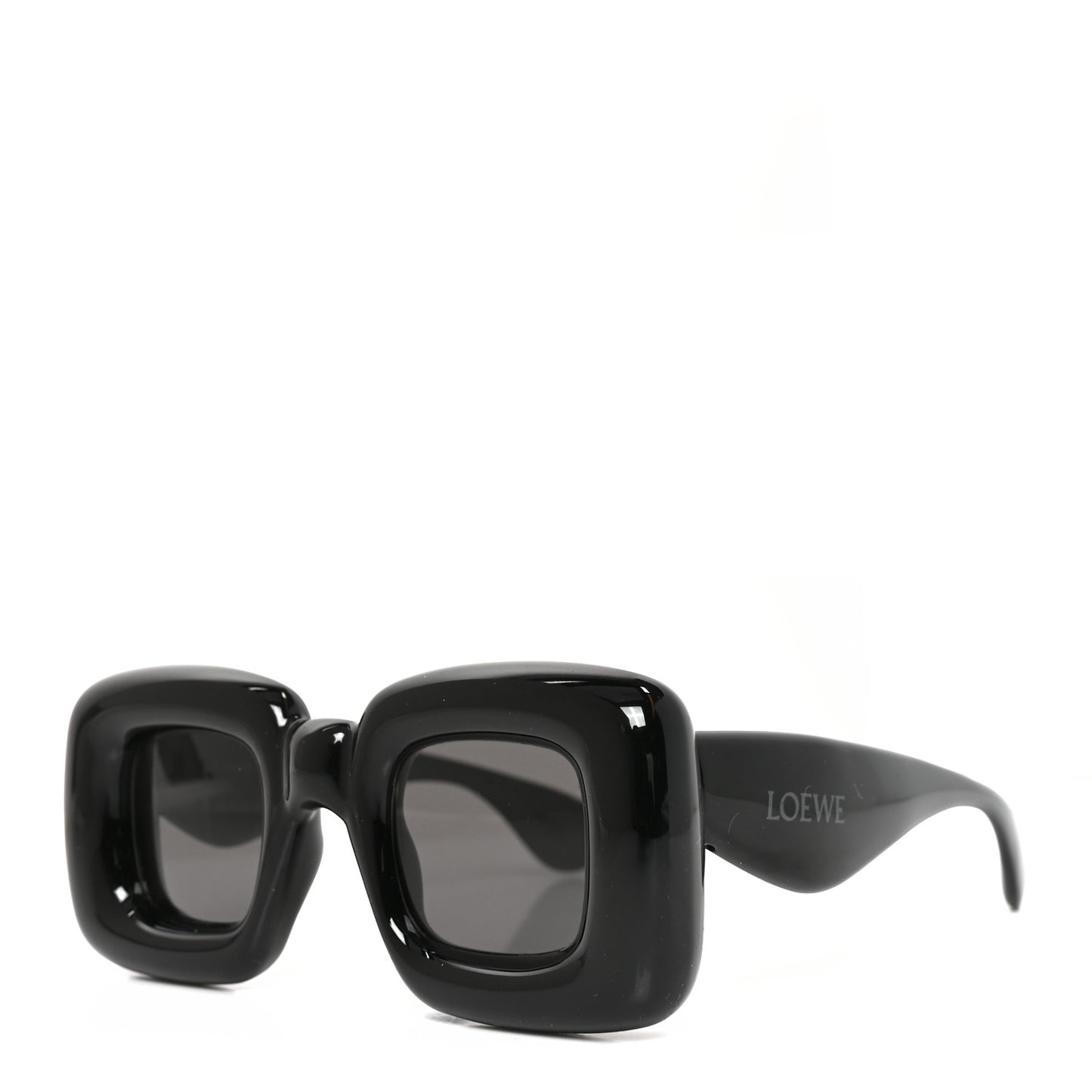 Acetate Inflated LW400981 Square Sunglasses Black